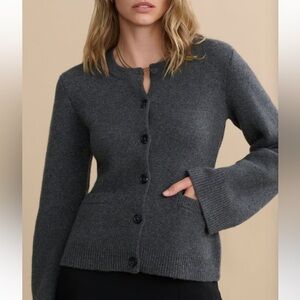 Jenni Kayne Cooper Cardigan in Granite